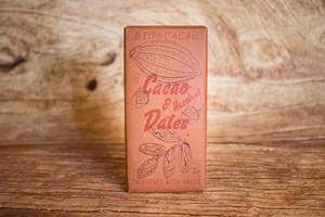 Chocolat aux dattes noisettes 65% 90 g BIO