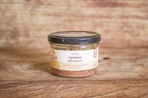 terrine volaille, pistache & corne d'abondance 150g