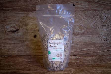Châtaignes sèches entières 500g BIO